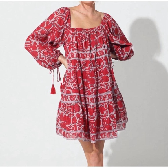 Cleobella Dresses & Skirts - Cleobella Hattie Mini Dress Floral Cotton Multicolor Size M NWT